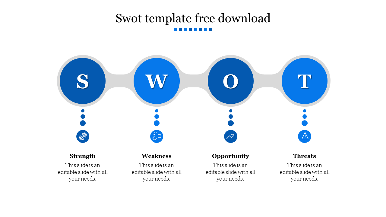 Free - Our Predesigned SWOT Template Free Download